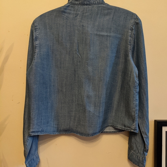 Denim crop top - Picture 3 of 4